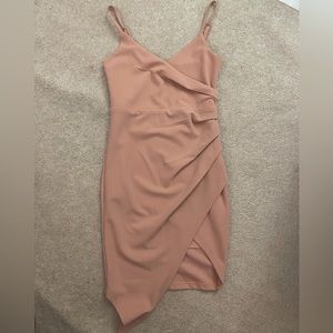 Dusty pink asymmetrical dress small NWT